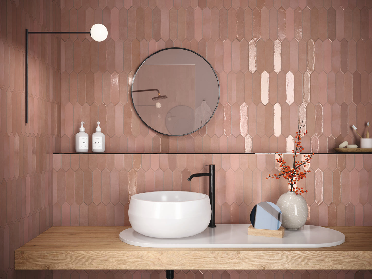 PICKET MODERN ASH ROSE 6X26