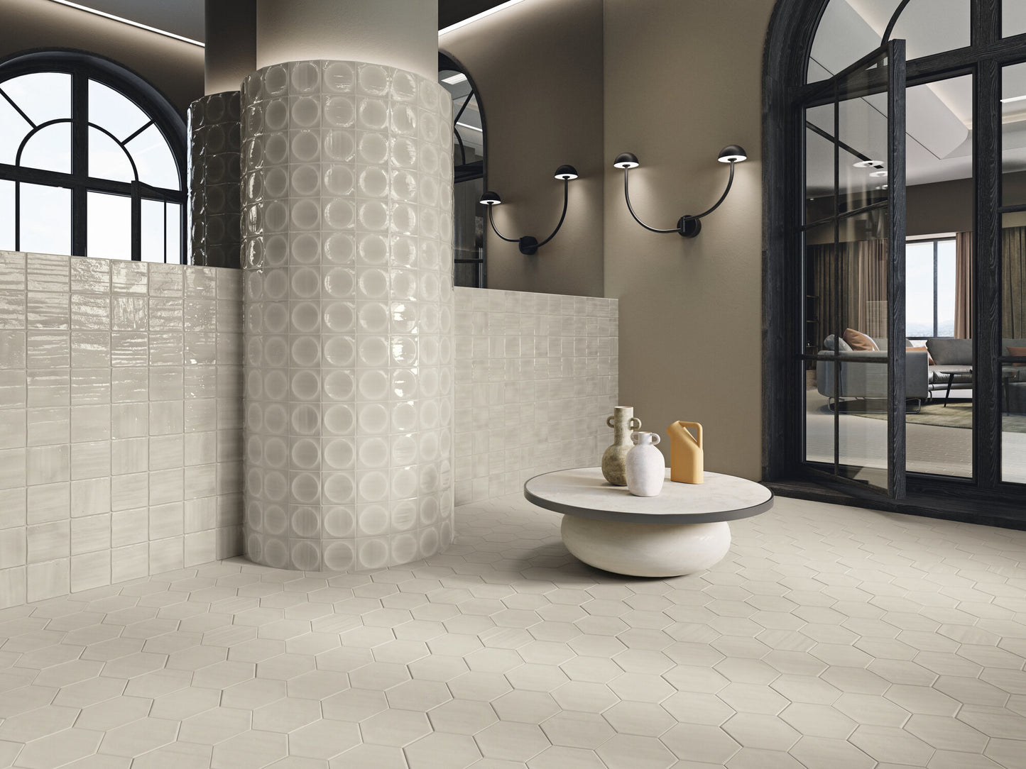 HEXA MANACOR GREY 13,9X16