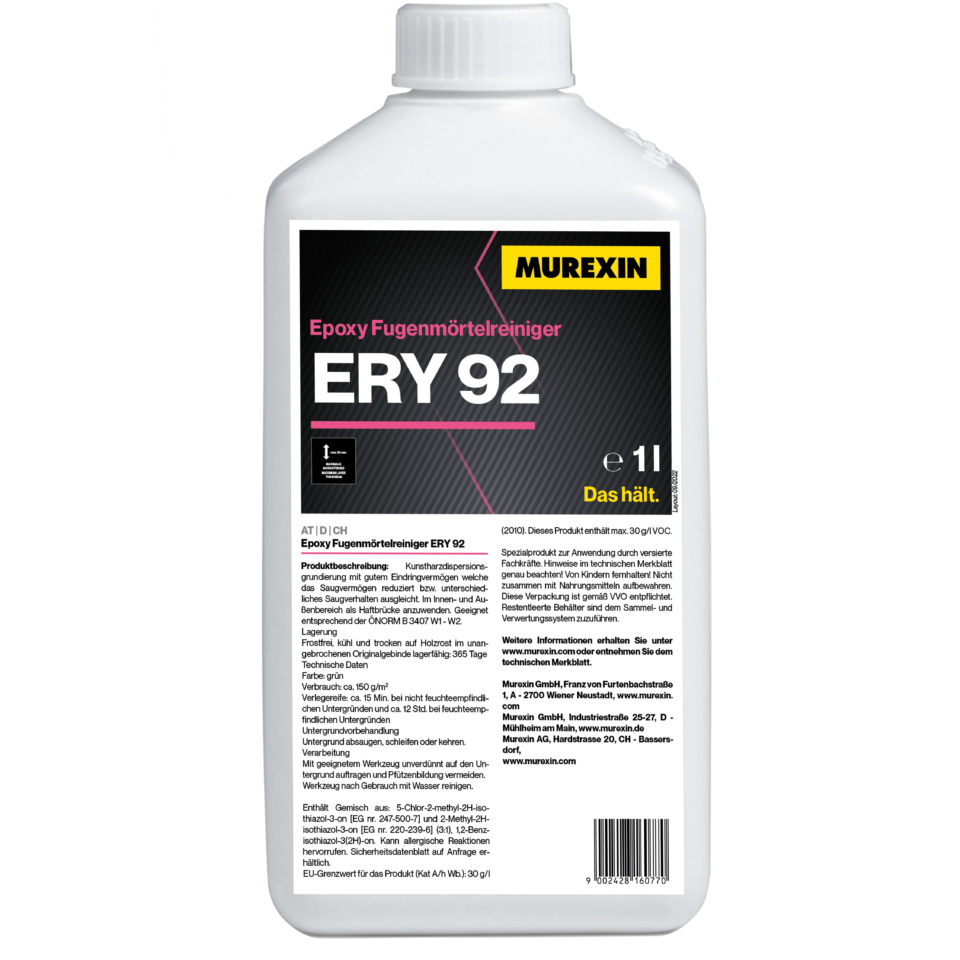 EPOXY FUGENMÖRTELREINIGER ERY 92
