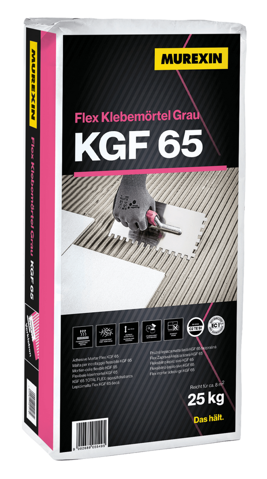 FLEX KLEBEMÖRTEL GRAU KGF 65