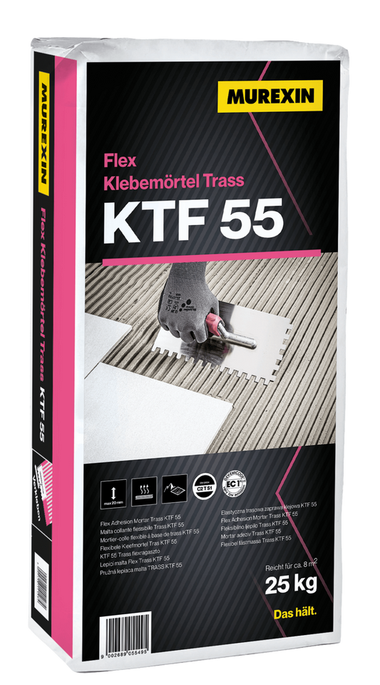 FLEX KLEBEMÖRTEL TRASS KTF 55