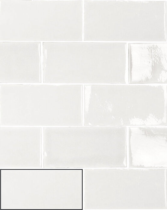 MOMENTS WHITE CRACKLED 6,5X13