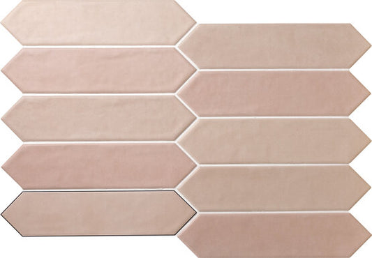 PICKET CONTEMPORARY ROSE QUARTZ 6X26