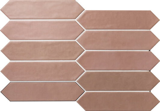 PICKET CONTEMPORARY ASH ROSE 6X26